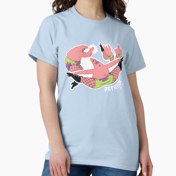 Vista previa del artículo con la obra «Patrick en tacones», diseñado y vendido por trashtaste.