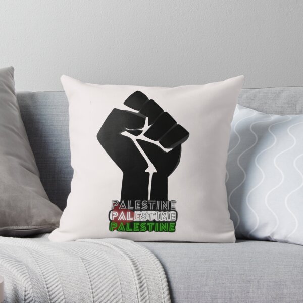 Free Palestine Throw Pillow