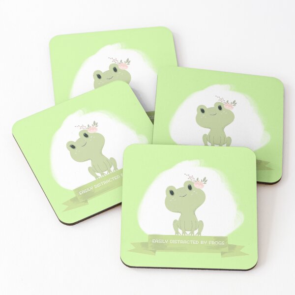 Item preview, Easily Distracted By Frogs designed and sold by YueHeng Creates ⭐⭐⭐⭐⭐.