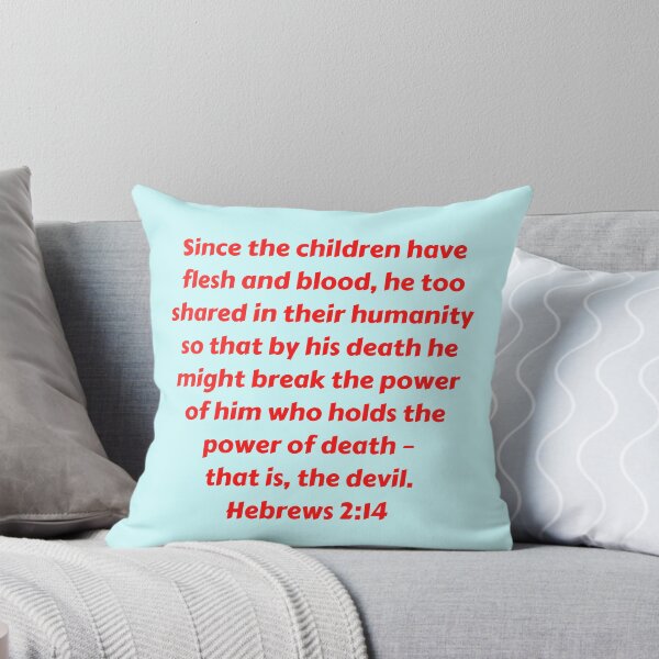 Item preview, Bible Verse Hebrews 2:14 designed and sold by Prayingwarrior.