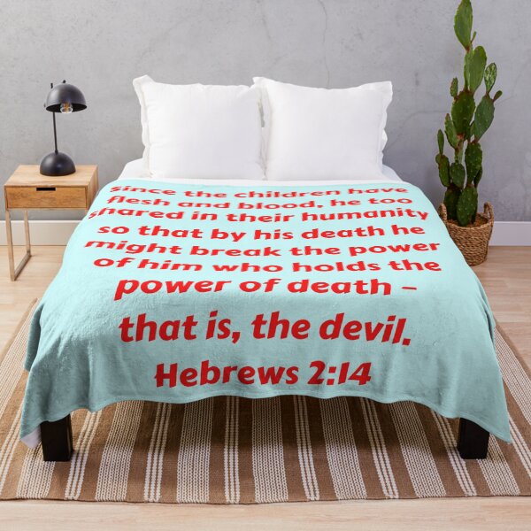 Item preview, Bible Verse Hebrews 2:14 designed and sold by Prayingwarrior.