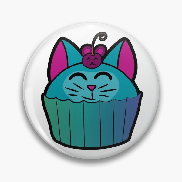 Item preview, Catcake With Mouse-Cherry - Turquoise designed and sold by Ryphna.