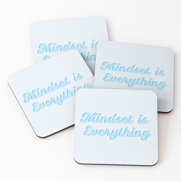 Item preview, Mindset is Everything Blue designed and sold by Sabrina Manni.