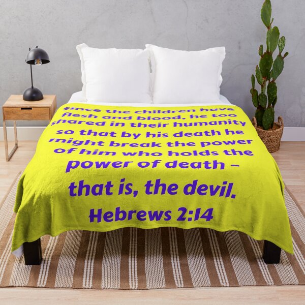 Item preview, Bible Verse Hebrews 2:14 designed and sold by Prayingwarrior.