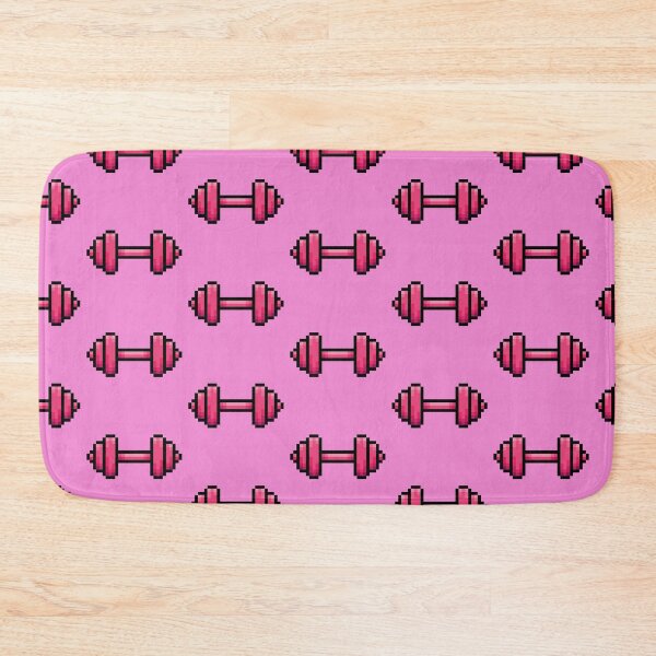 Item preview, Barbell Workout Pink Pixel Art Icon designed and sold by dylanxh.