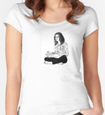 ... and one day Myka could read The War of the Worlds and smile Women's Fitted Scoop T-Shirt