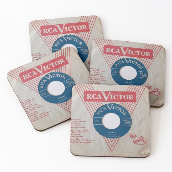 Item preview, Star Dust, Big Band, Swing, 45, record, company sleeve, dog, jazz, WWII designed and sold by Vintaged.