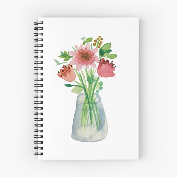 Item preview, Watercolor Floral Vase designed and sold by Katherine Swartzbeck.