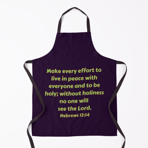 Item preview, Bible Verse Hebrews 12:14 designed and sold by Prayingwarrior.