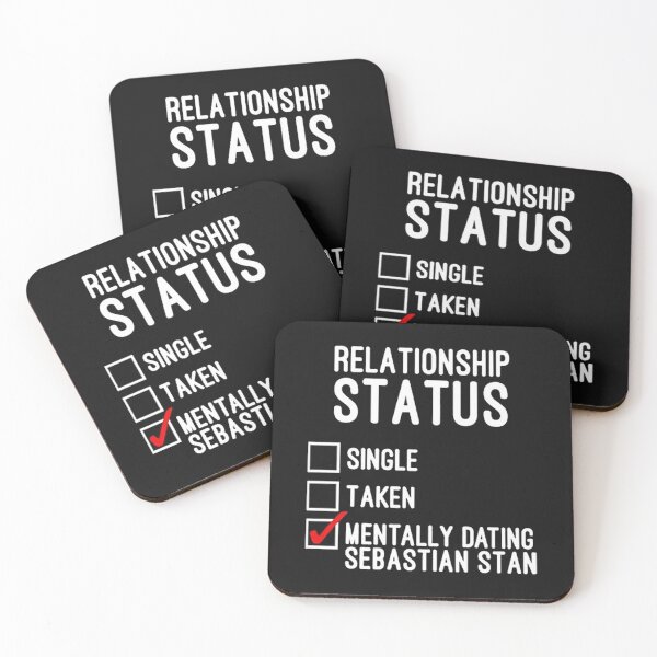 Item preview, Sebastian Stan Blankets | sebastian stan 2021 Stickers | Relationship Status Sebastian Stan Tshirt designed and sold by momenus.