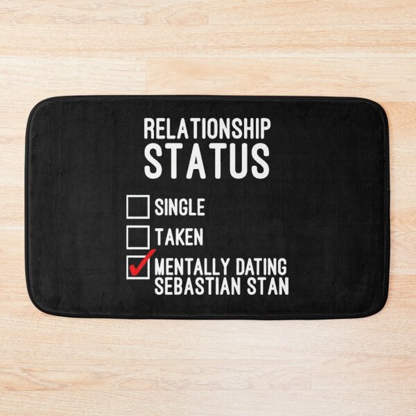 Item preview, Sebastian Stan Blankets | sebastian stan 2021 Stickers | Relationship Status Sebastian Stan Tshirt designed and sold by momenus.