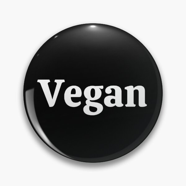 Item preview, Vegan Logo - White Letters designed and sold by SimplyMots.