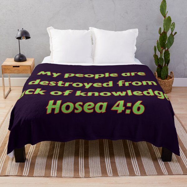 Item preview, Versículo de la Biblia Oseas 4: 6 designed and sold by Prayingwarrior.