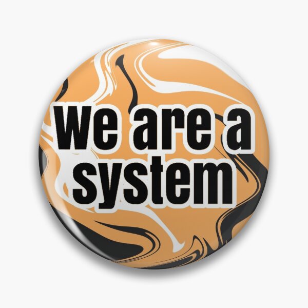 Item preview, We Are A System (marble flag background) designed and sold by rottenaeon.