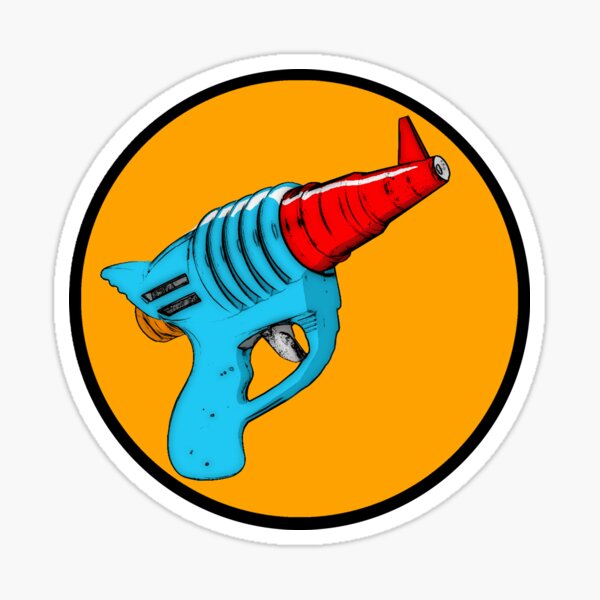 Raygun Stickers Redbubble - ray gun decal roblox