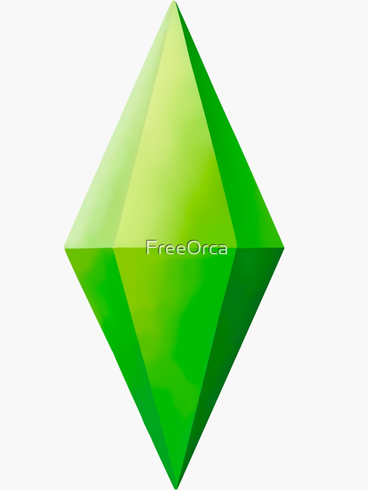 The Sims 2 Plumbob Sticker For Sale By Freeorca Redbubble