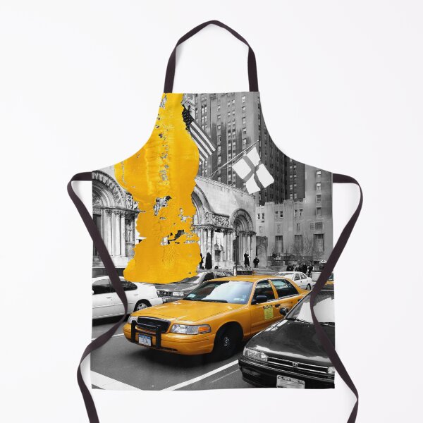 Item preview, NYC Yellow Cabs - Avenue - Brush Stroke designed and sold by Hell-Prints.