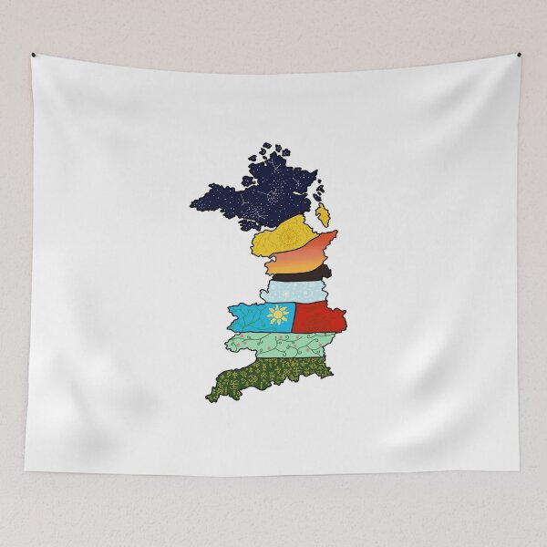 Item preview, Decorative Prythian Map designed and sold by dobiegerl.