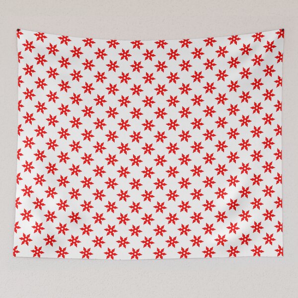 Item preview, Shuriken Pattern (Red, White Background) designed and sold by Pendy777.