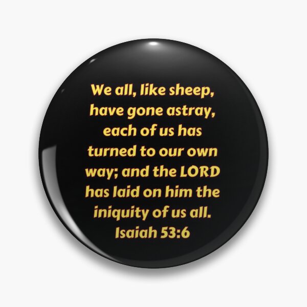 Item preview, Bible Verse Isaiah 53:6 designed and sold by Prayingwarrior.