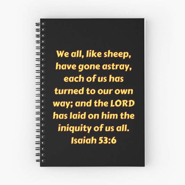 Item preview, Bible Verse Isaiah 53:6 designed and sold by Prayingwarrior.
