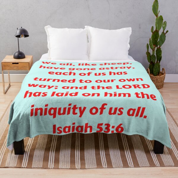 Item preview, Bible Verse Isaiah 53:6 designed and sold by Prayingwarrior.