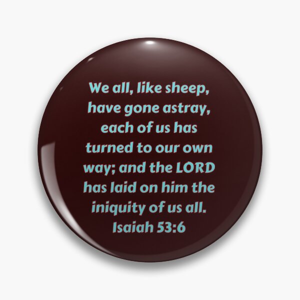 Item preview, Bible Verse Isaiah 53:6 designed and sold by Prayingwarrior.