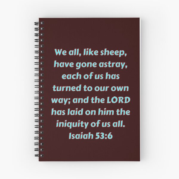 Item preview, Bible Verse Isaiah 53:6 designed and sold by Prayingwarrior.