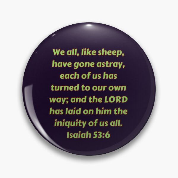 Item preview, Bible Verse Isaiah 53:6 designed and sold by Prayingwarrior.