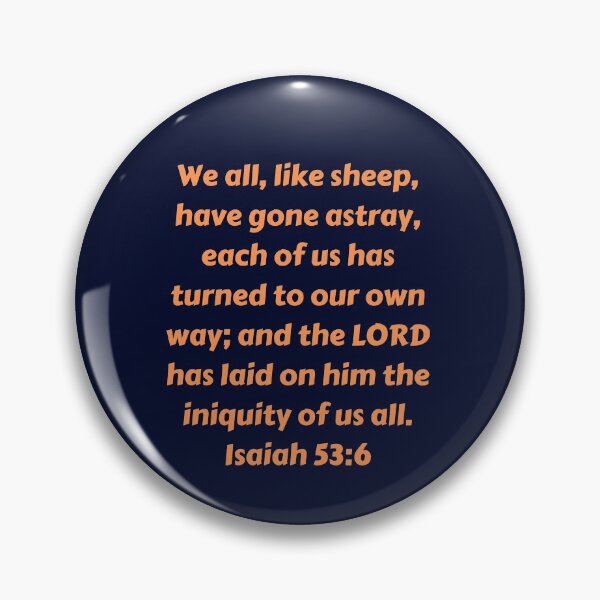 Item preview, Bible Verse Isaiah 53:6 designed and sold by Prayingwarrior.