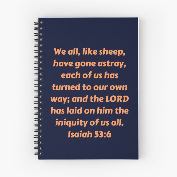 Item preview, Bible Verse Isaiah 53:6 designed and sold by Prayingwarrior.