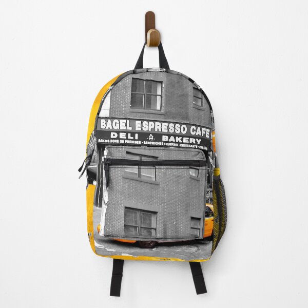 Item preview, NYC Yellow Cabs - Bagel Cafe - Brush Stroke designed and sold by Hell-Prints.