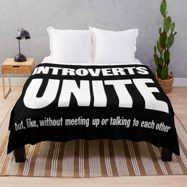 Item preview, Introverts Unite But, Like, Without Meeting Up Or Talking To Each Other designed and sold by Good-Looking Corpse.