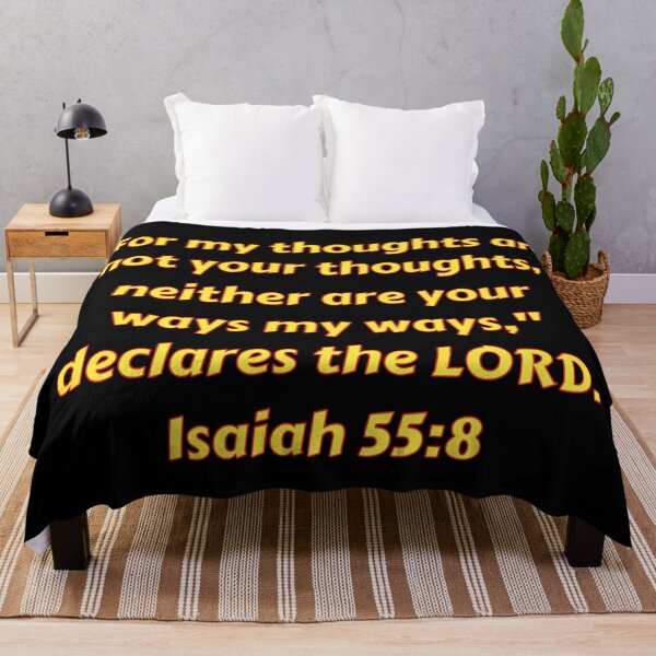 Item preview, Bible Verse Isaiah 55:8 designed and sold by Prayingwarrior.