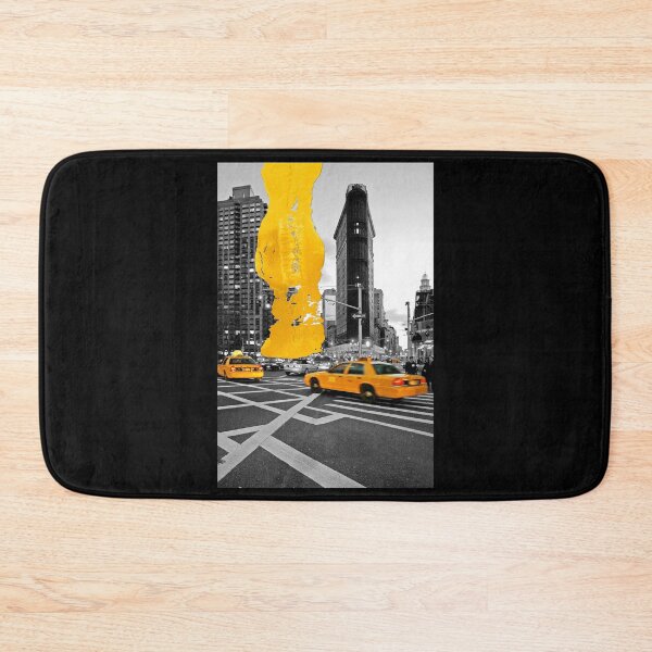 Item preview, NYC Yellow Cabs - Flat Iron - Brush Stroke designed and sold by Hell-Prints.