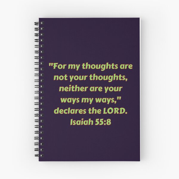 Item preview, Bible Verse Isaiah 55:8 designed and sold by Prayingwarrior.
