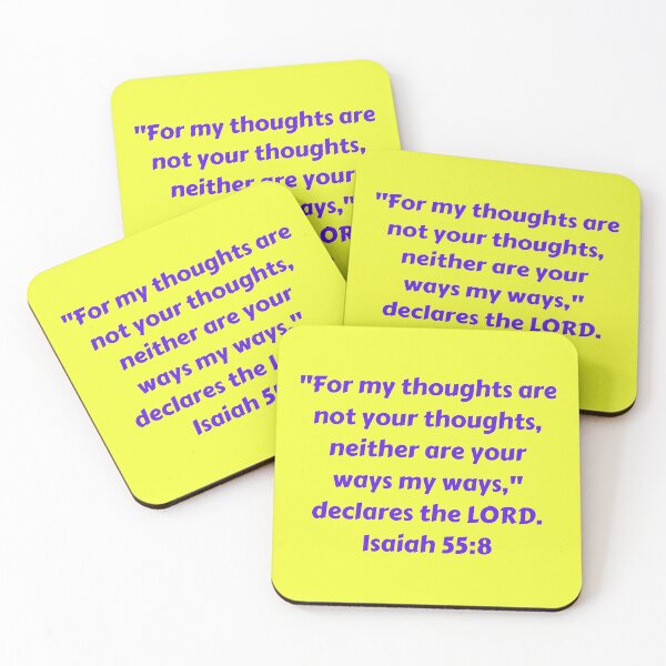 Item preview, Bible Verse Isaiah 55:8 designed and sold by Prayingwarrior.