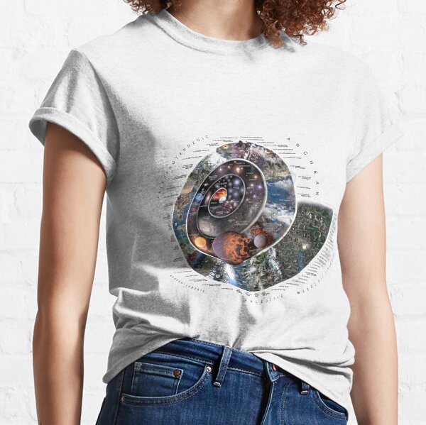 Nature Timespiral (Horizontal layout white background) Classic T-Shirt