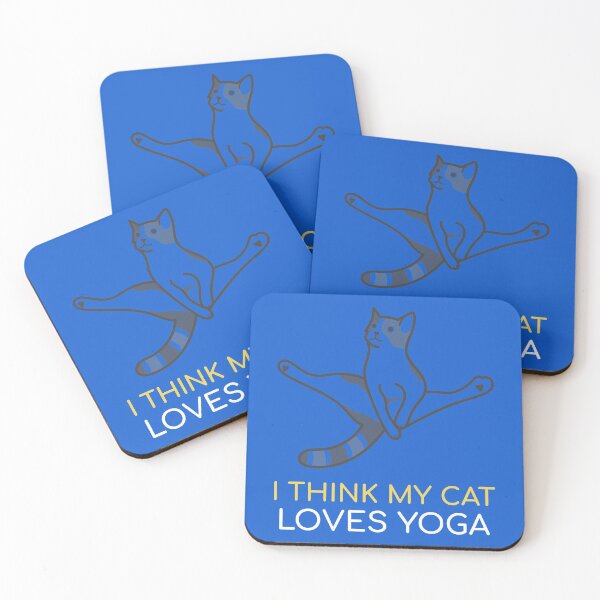 Item preview, I Think My Cat Loves Yoga designed and sold by malkhteb.