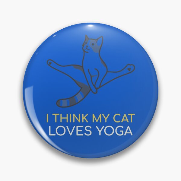 Item preview, I Think My Cat Loves Yoga designed and sold by malkhteb.
