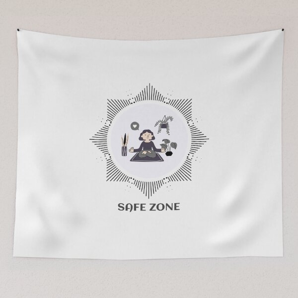Item preview, Yoga is My Safe Zone designed and sold by malkhteb.