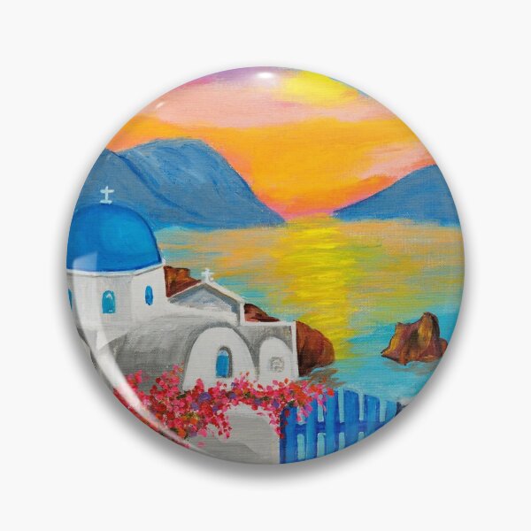 Item preview, Santorini Sunset designed and sold by artbydanielle.