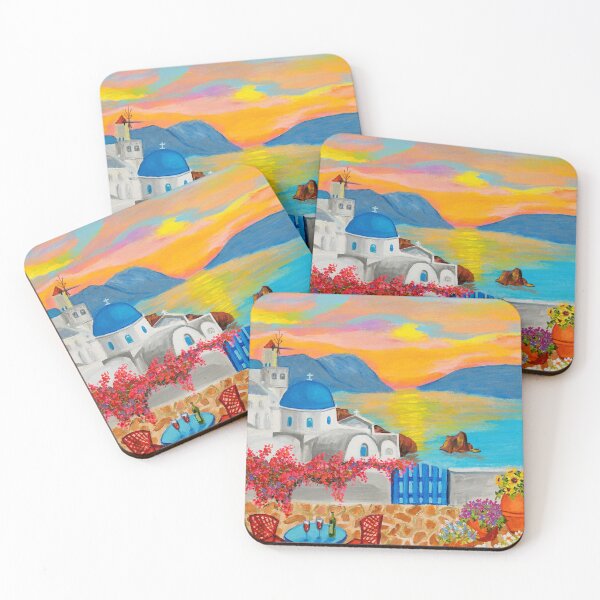 Item preview, Santorini Sunset designed and sold by artbydanielle.