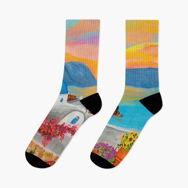 Item preview, Santorini Sunset designed and sold by artbydanielle.