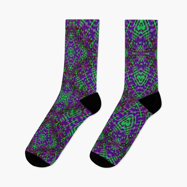 Item preview, Green, Blue, and Purple Bulging Opt-Art Pattern designed and sold by Geoff Treagus.