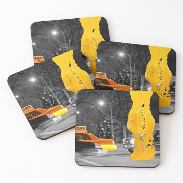 Item preview, NYC Yellow Cabs - Movie Night - Brush Stroke designed and sold by Hell-Prints.