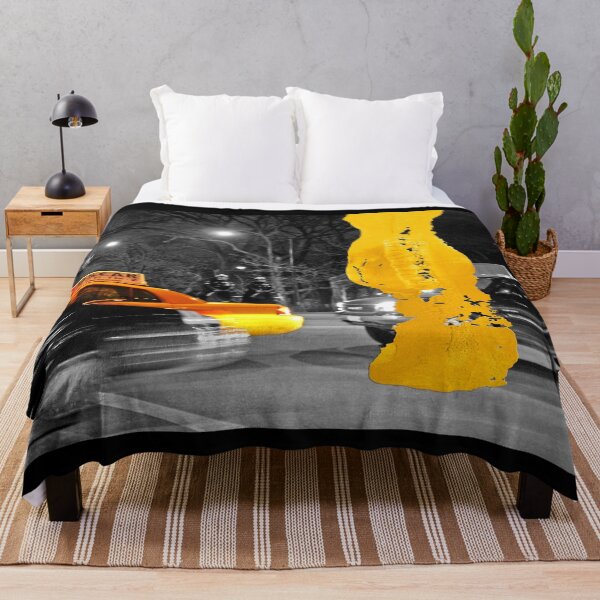 Item preview, NYC Yellow Cabs - Movie Night - Brush Stroke designed and sold by Hell-Prints.
