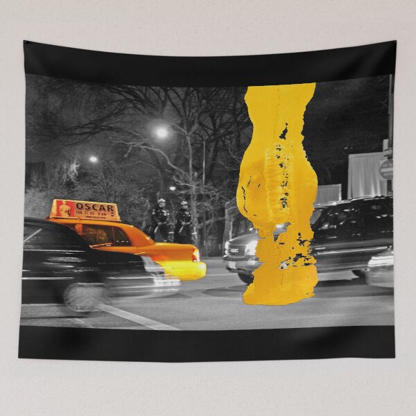 Item preview, NYC Yellow Cabs - Movie Night - Brush Stroke designed and sold by Hell-Prints.
