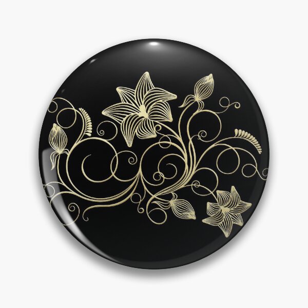 Item preview, Gold foil flowers designed and sold by della95.