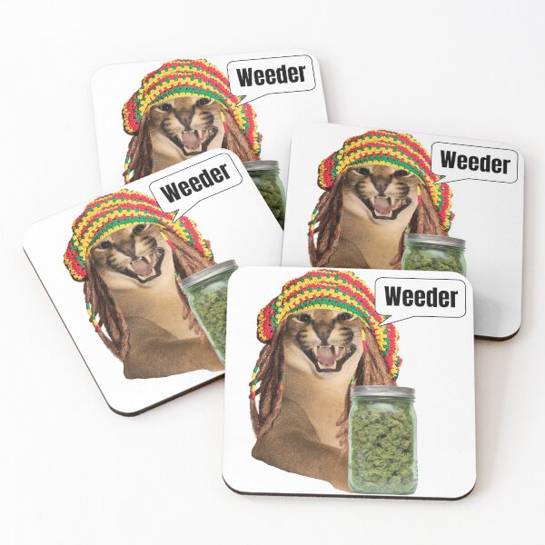 Item preview, Caracal Big Floppa Cat Meme Fanter Funny Weed  designed and sold by fomodesigns.